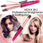 Combo of Nova Professional 2 In 1 Hair Curler - St